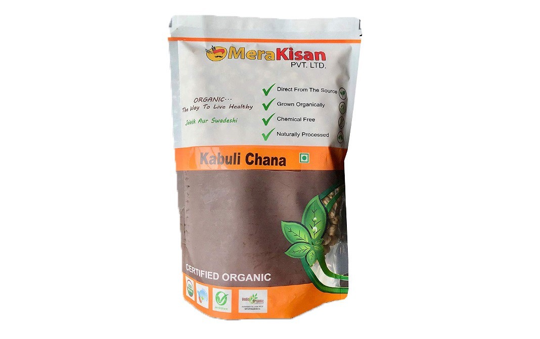 MeraKisan Organic Kabuli Chana    Pack  500 grams